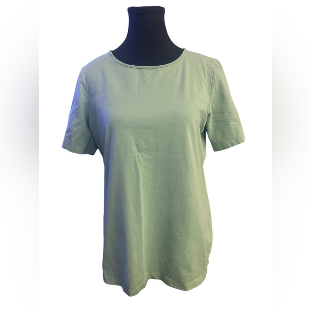 Coldwater Creek Green Fitted Short Sleeve Tee M GUC